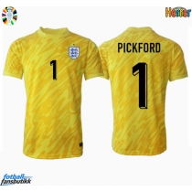 England Jordan Pickford #1 Keeper Bortedrakt EM 2024 Kortermet
